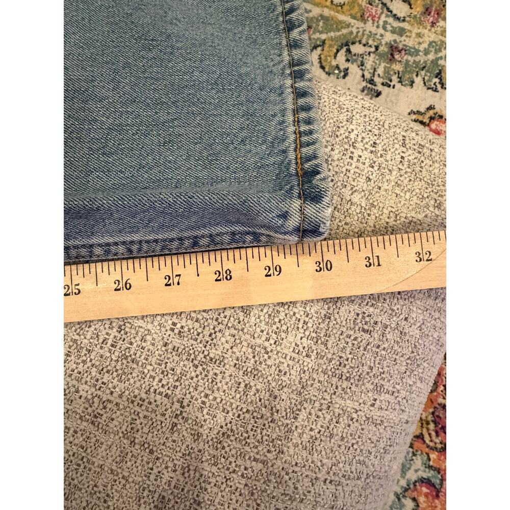 Levi's 560 jeans Mens Blue Comfort Fit Relaxed Tapered Light Denim Y2K 34x30 - Picture 10 of 12